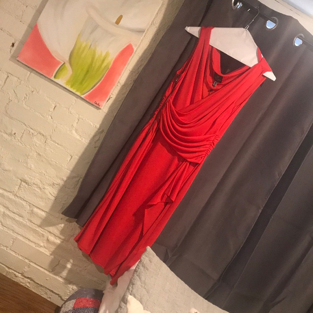 Adrianna Papell new pink dress size 4.